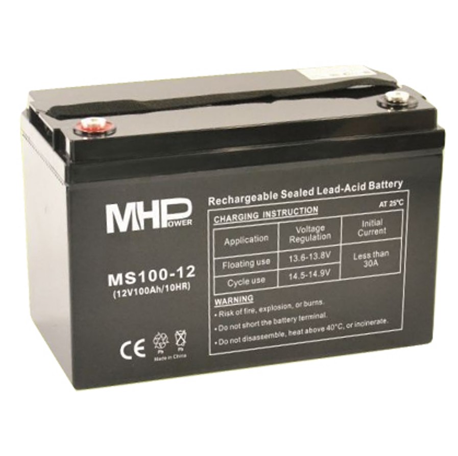 MHPOWER Baterie MHPower MS100-12 VRLA AGM 12V/100Ah
