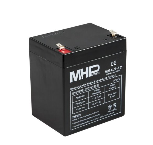 MHPOWER Baterie MHPower MS4.5-12 VRLA AGM 12V/4,5Ah