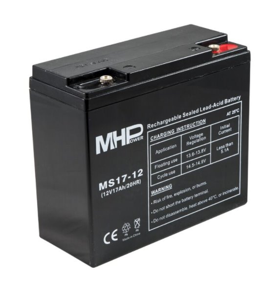 MHPOWER Baterie MHPower MS17-12 VRLA AGM 12V/17Ah