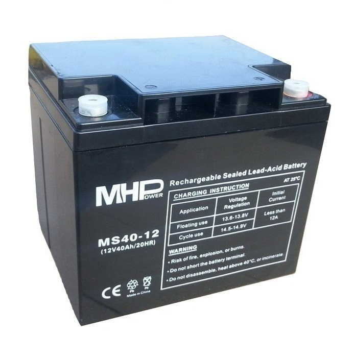 MHPOWER Baterie MHPower MS40-12 VRLA AGM 12V/40Ah
