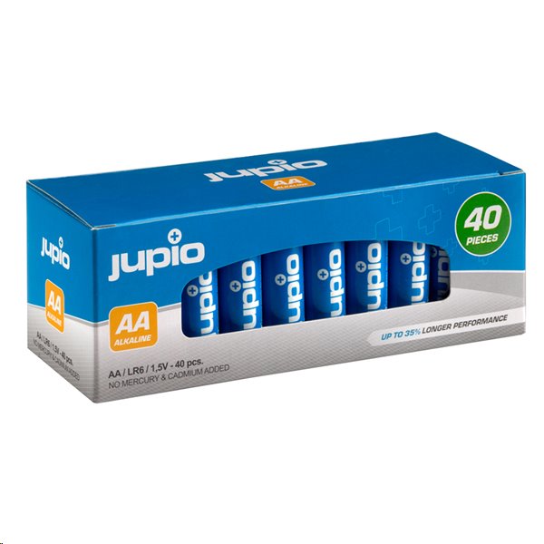 JUPIO Baterie Jupio Alkaline balení 40ks (AA tužkové)
