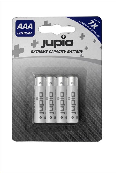 JUPIO Baterie Jupio Lithium Batteries 4ks (AAA mikrotužkové)