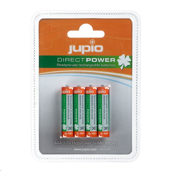 JUPIO Baterie Jupio AAA Ni-MH 850mAH (4pcs) dobíjecí
