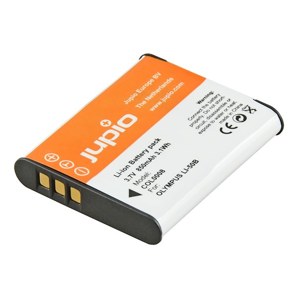 JUPIO Baterie Jupio Li-50B (D-Li92, DB-100, NP-150, LB-050, LB-052) pro Olympus (Pentax, Ricoh, Fuji, Kodak) 850 mAh