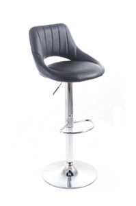 G21 Barová židle G21 Aletra koženková, prošívaná white