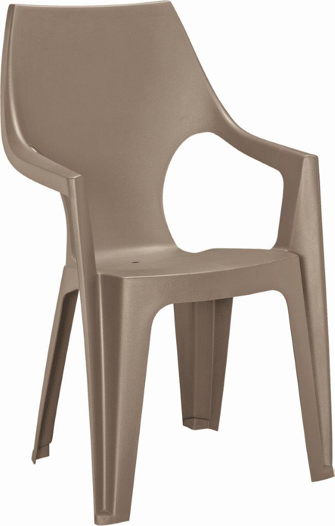 KETER Plastová židle Keter Dante highback Cappuccino
