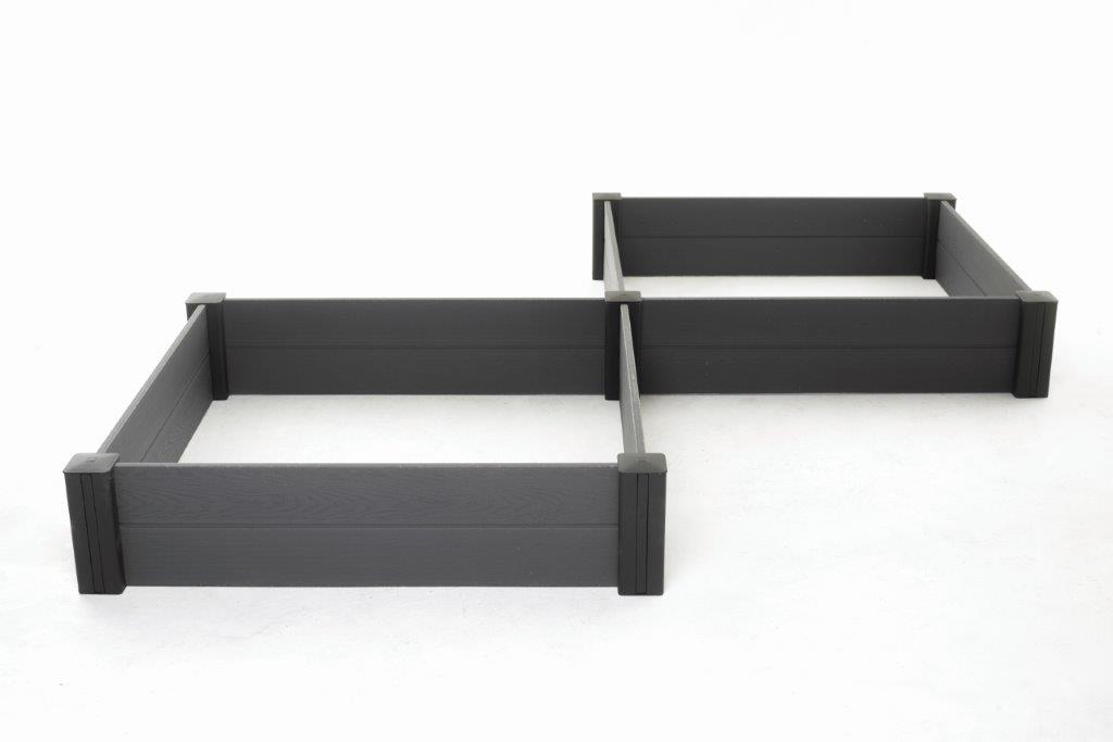 KETER Keter 252530 Vyvýšený záhon Vista Modular Garden Bed dvoubalení šedý