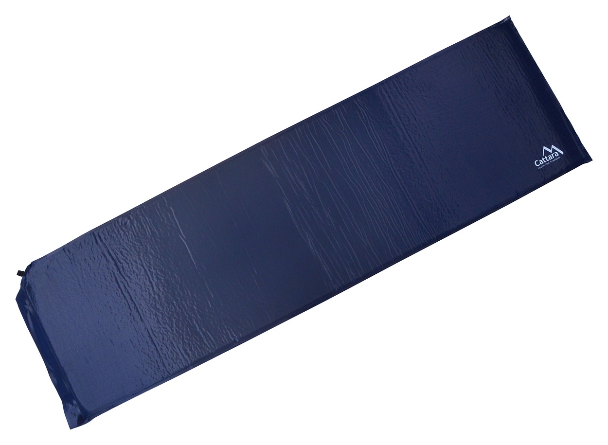 CATTARA Karimatka Cattara samonafukovací 186 x 53 x 2,5 cm modrá