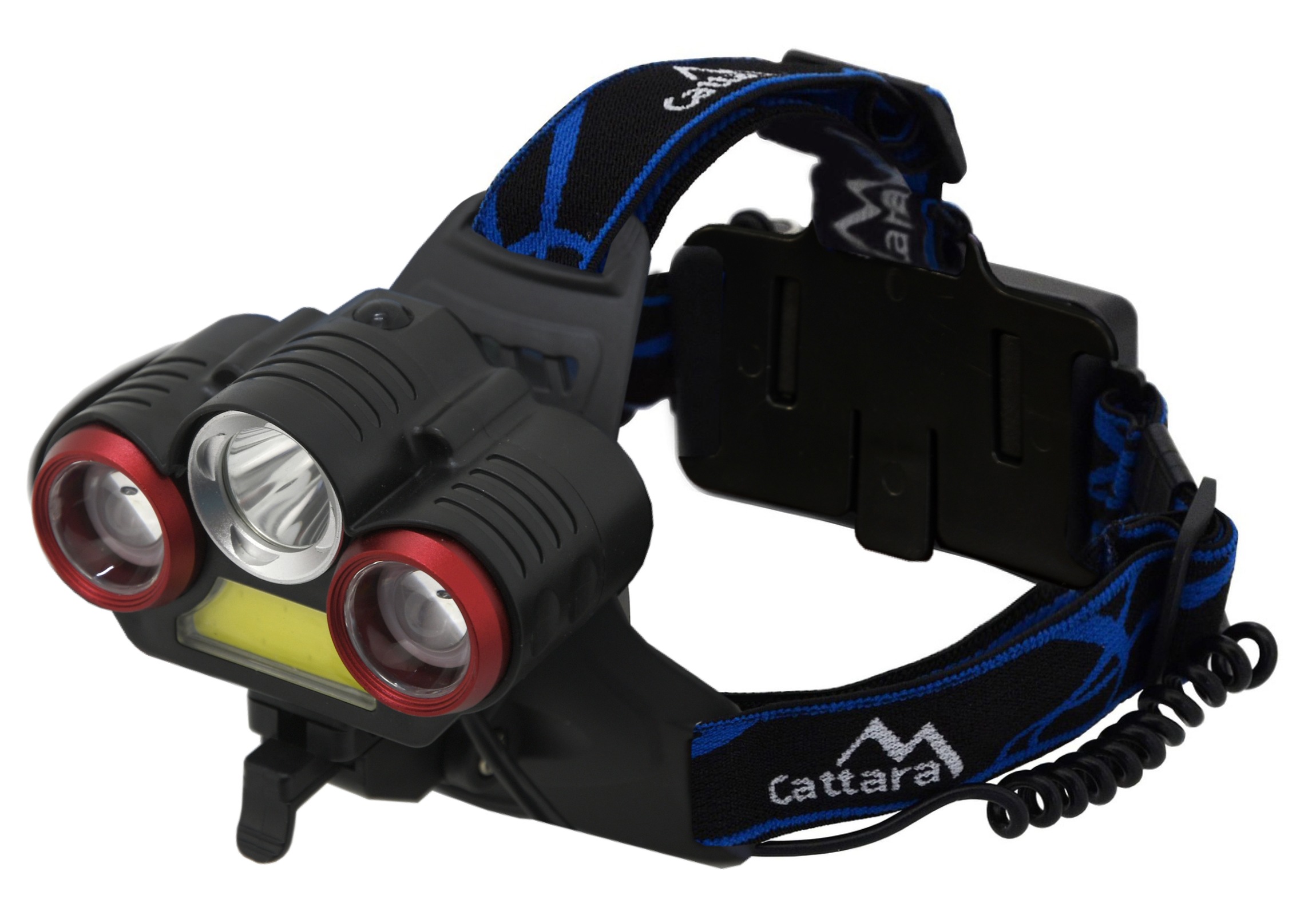 CATTARA LED čelovka Cattara TRIO 670lm nabíjecí