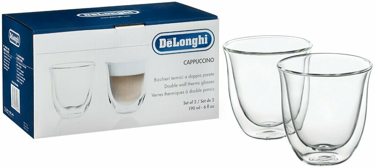 DE'LONGHI DeLonghi Skleničky na cappuccino set 2 x 0,19