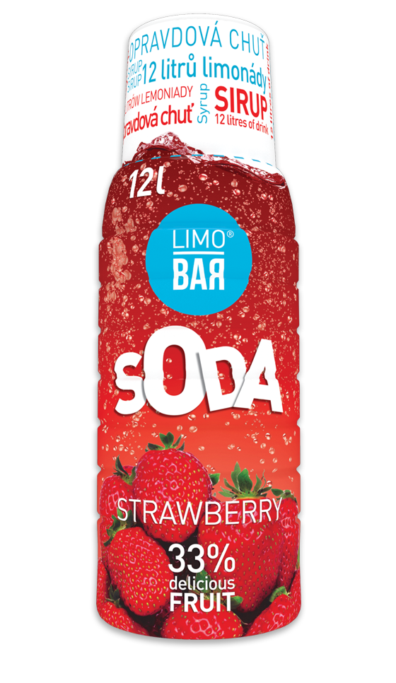 LIMO BAR - sirup Jahoda 500 ml
