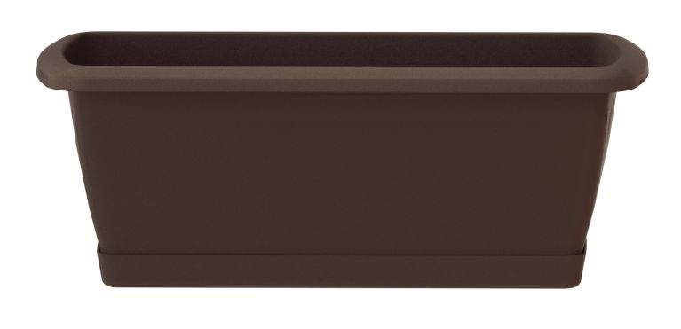PROSPERPLAST Truhlík s miskou RESPANA SET hnědý 78,6 cm