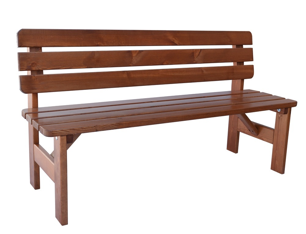 ROJAPLAST Rojaplast VIKING zahradní lavice dřevěná LAKOVANÁ - 180 cm