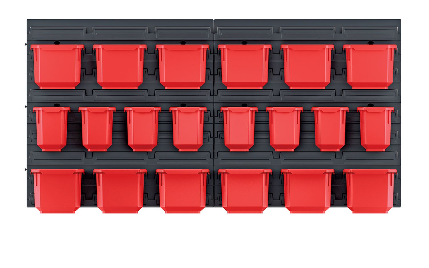 PROSPERPLAST Závěsný panel s 20 boxy na nářadí ORDERLINE 800x165x400