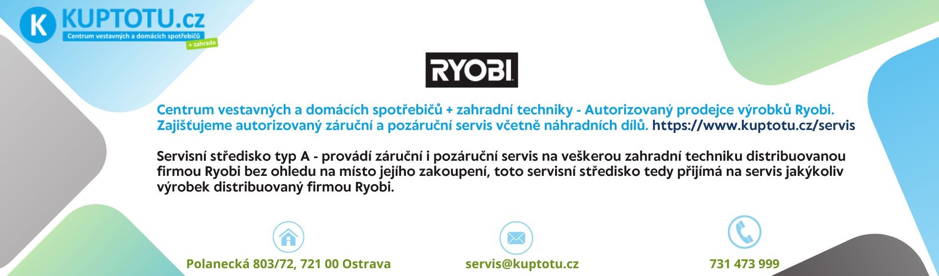 Servis - Ryobi 