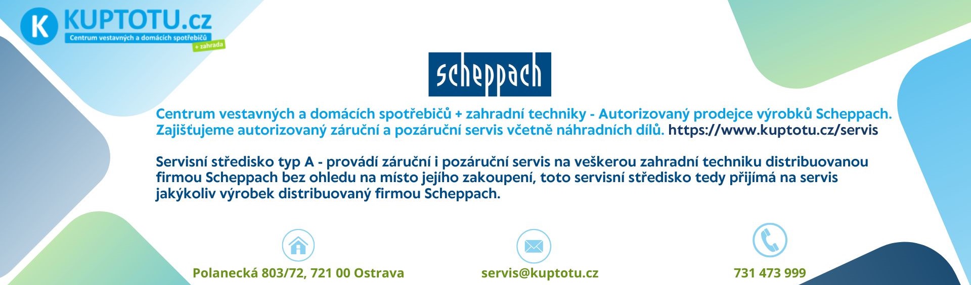 Servis - Scheppach
