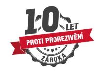 G21 10 let záruka na prorezavění