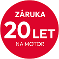 Hoover + Záruka 20 let na MOTOR