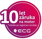 ECG 10 let záruka na motor
