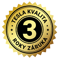 TESLA + Záruka 3 roky ZDARMA